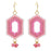 Retired - Ombre Window Earrings in Jelly Bean