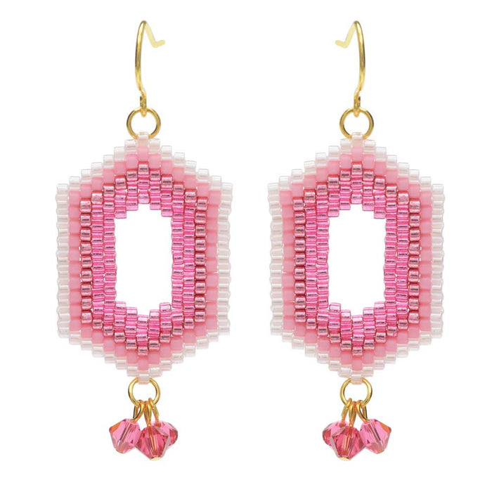 Retired - Ombre Window Earrings in Jelly Bean