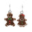 Gingerbread Boy and Girl Earrings