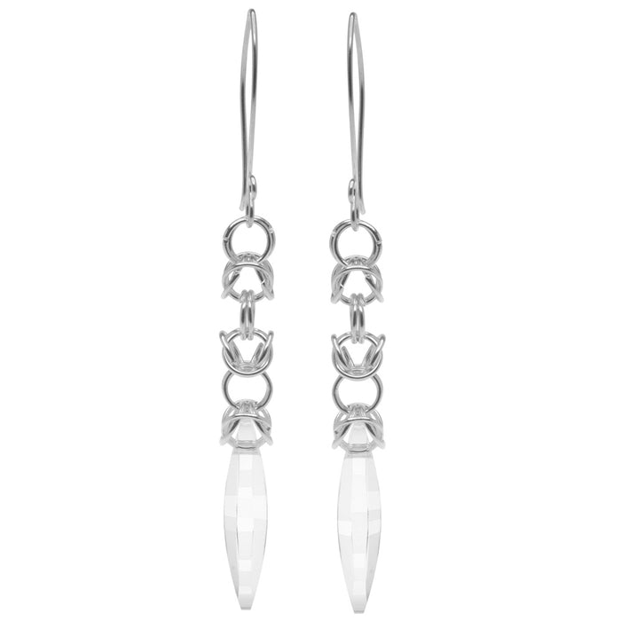 Retired - Chained Ellipse Earrings