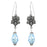 Retired - Miss Violet Earrings in Aquamarine