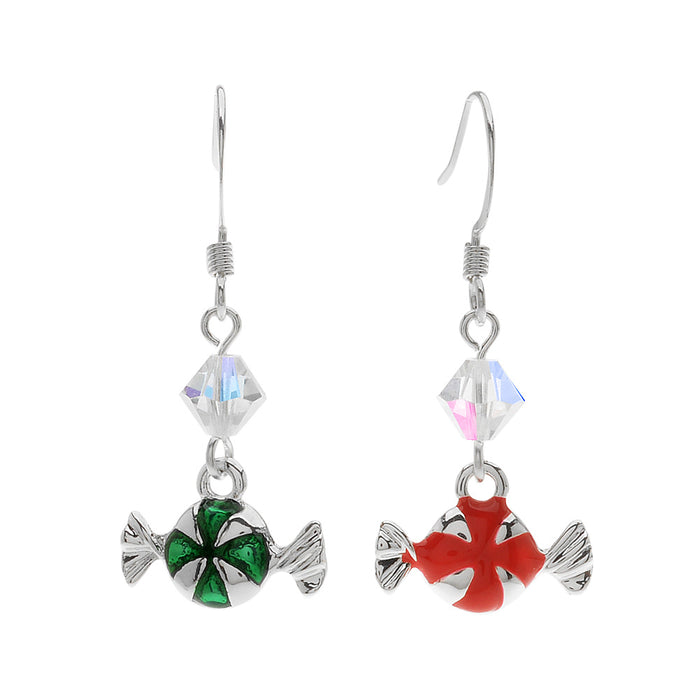 Retired - Christmas Candy Earrings