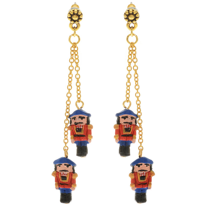 Retired - Marching Nutcrackers Earrings