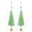 Retired - Christmas Wrappings Tree Earrings