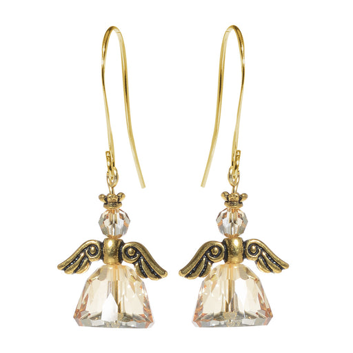 Retired - Starry Night Angel Earrings - Gold