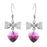 Retired - Sweetheart Earrings in Fuchsia