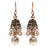 Retired - Sepia Rose Earrings