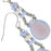 Retired - Infinity Drop Earrings in Periwinkle