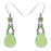 Retired - Infinity Drop Earrings in Mint