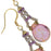 Retired - Infinity Drop Earrings in Rose Luster
