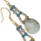 Retired - Infinity Drop Earrings in Teal Luster