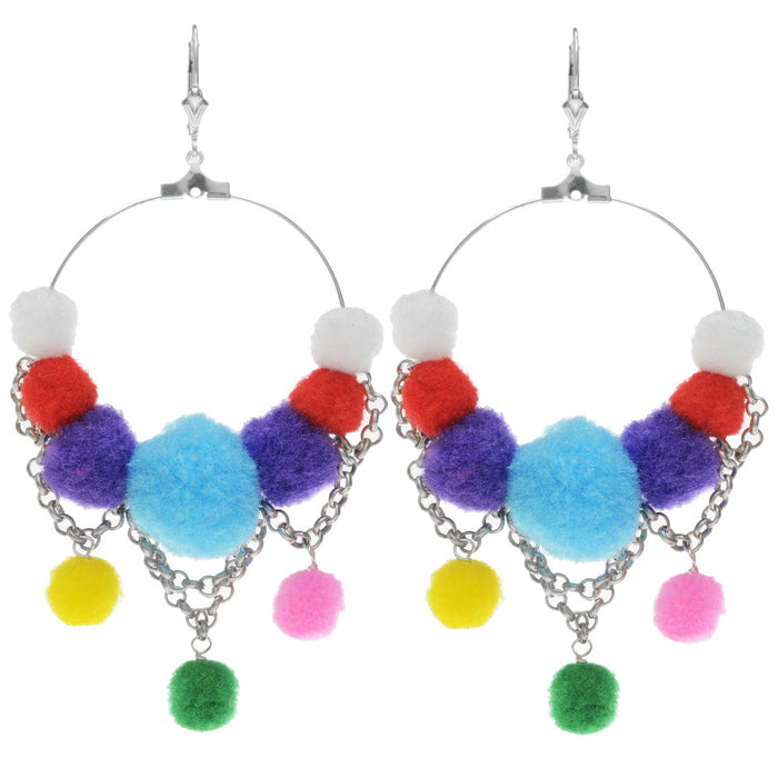 Retired - Pitre Pom Earrings