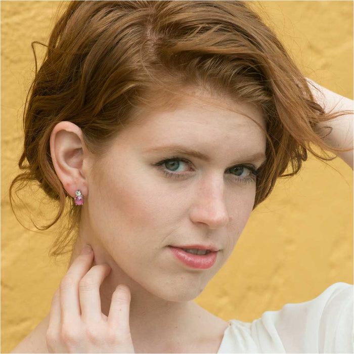 Retired - Peony Shine Studs
