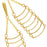 Retired - Scalloped Bar Chain Earrings