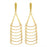 Retired - Scalloped Bar Chain Earrings