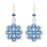 Retired - Satin Snowflake Earrings