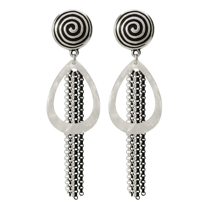 Spiral Clip On Earrings