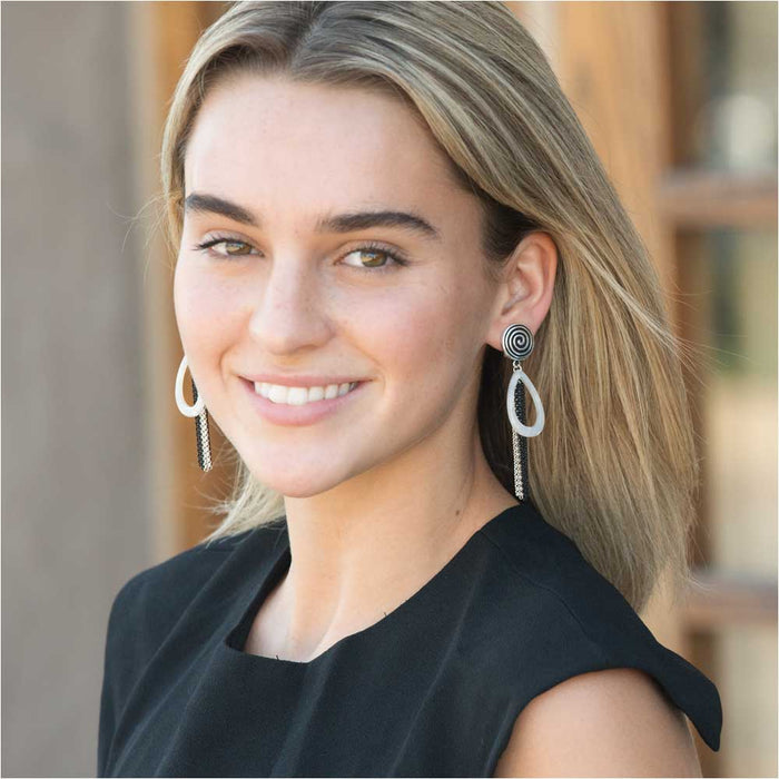 Spiral Clip On Earrings