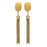 Retired - Gold Tassel Clip On Earrings