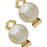 Pearl Cabochon Clip On Earrings