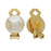 Pearl Cabochon Clip On Earrings