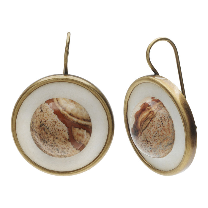 Retired - Desert Jasper Earrings