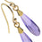 Retired - Tanzanite Raindrop Earrings