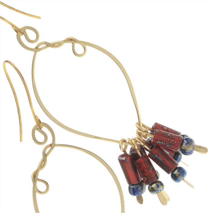 Retired - Wire Wrapped Boho Earrings