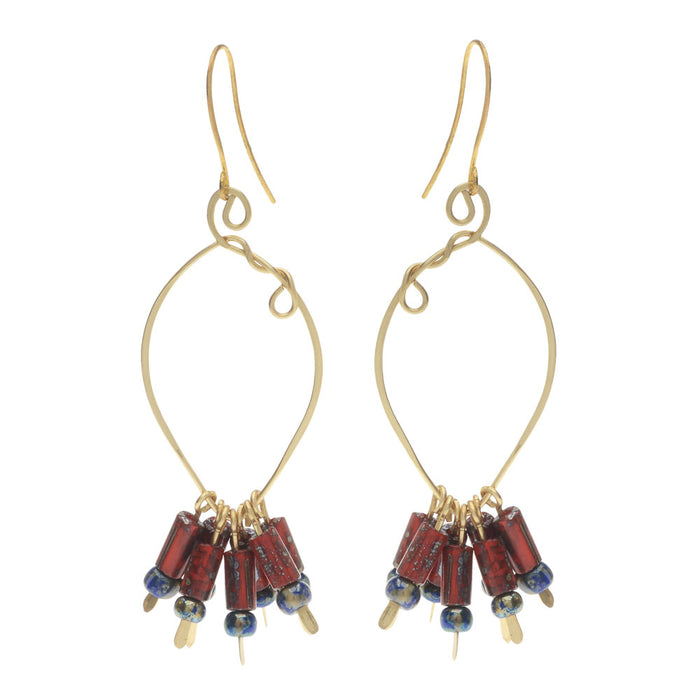 Retired - Wire Wrapped Boho Earrings