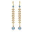 Chevron Drop Earrings