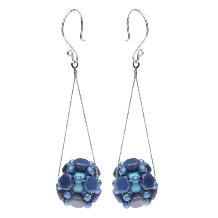 Honeycomb Beaded Bead Earrings (Reboot)