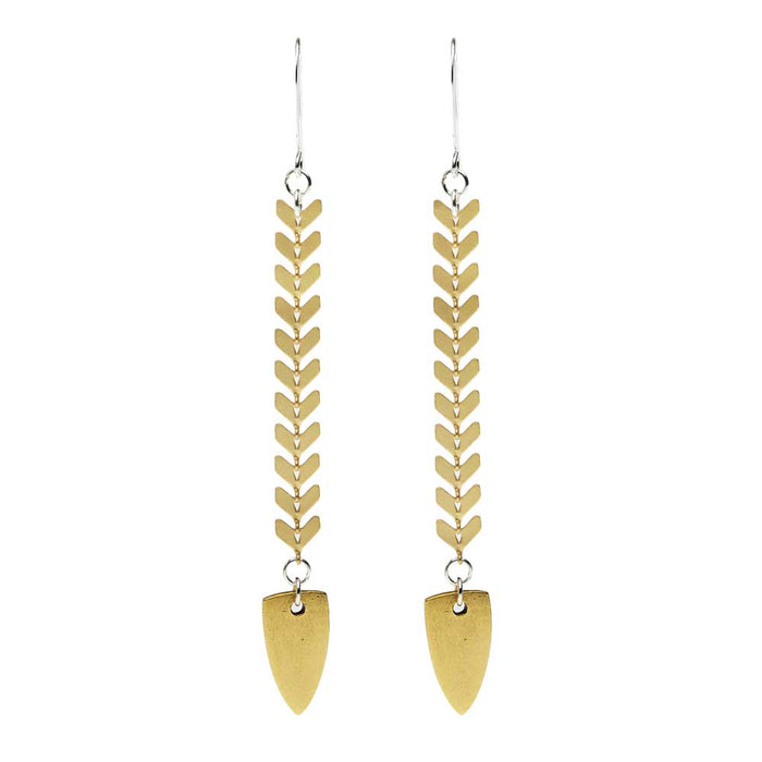Chevron Dagger Earrings