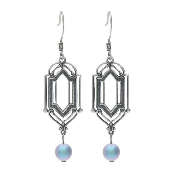 Retired - Blue Parlor Earrings