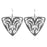 Retired - Art Nouveau Triangle Earrings