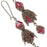 Scarlet Filigree Earrings (Reboot)