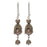 Retired - Velvet Brown Filigree Earrings