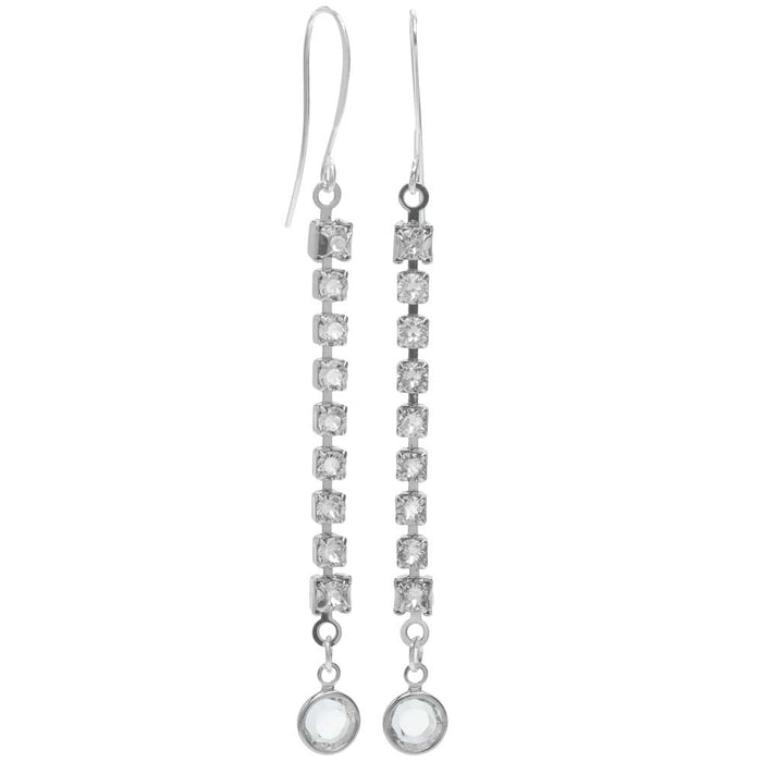 Retired - Austrian Crystal Rhinestone Drop Earrings