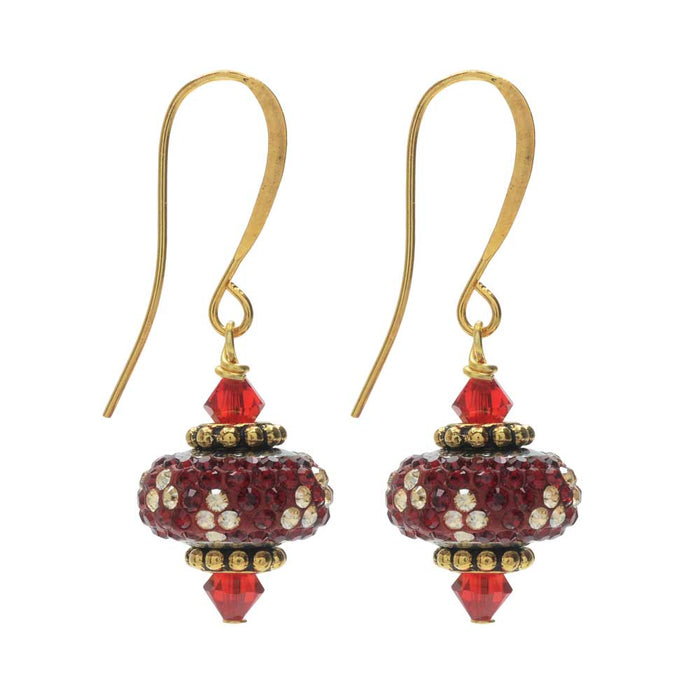 Retired - BeCharmed Pave Noel Earrings