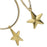 Retired - Golden Hoops and Star Earrings