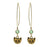 Retired - Meow Meow Kitty Earrings in Gold