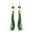Retired - Decadent Tassel Earring in Green
