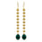 Retired - Emerald Sequin Earrings