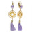 Retired - Lovely Lilac Tassel Earrings