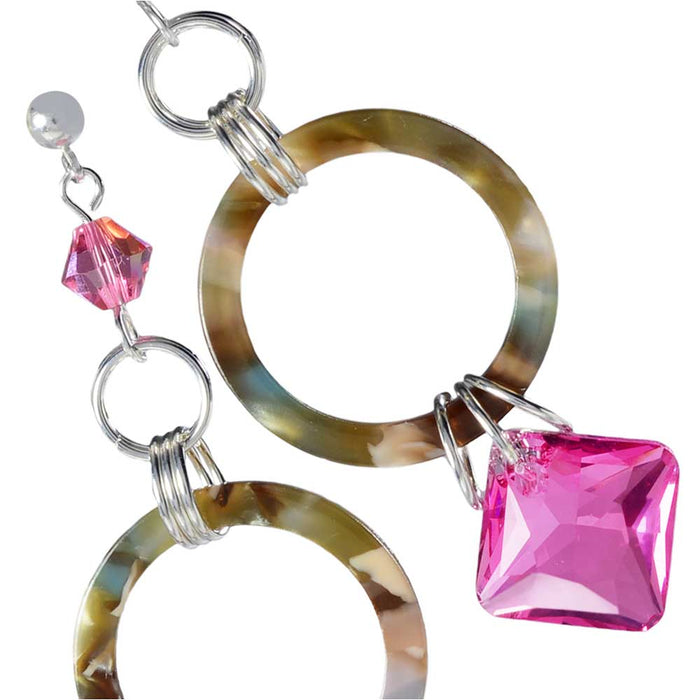 Retired - Zoe Earrings in Pink