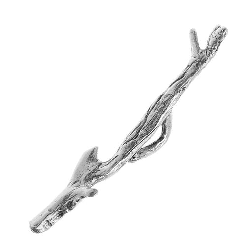 Nunn Design Toggle Bar Finding, Woodland Branch Bar 39.5mm, Antiqued Silver (1 Piece)