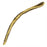 Nunn Design Connector Link, Curved Leaf 50mm, Antiqued Gold Plated (1 Piece)