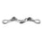 TierraCast Connector Link, Botanical Branch 35.5mm, Antiqued Silver Plated (1 Piece)