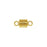 Magnetic Clasps, Round with Loops 10mm, 14k Gold-Filled (1 Set)