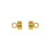 Magnetic Clasps, Round with Loops 10mm, 14k Gold-Filled (1 Set)