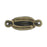 Cymbal Magnetic Clasps for 11/0 Delica & Round Beads, Axos II, Square 13x9.5mm, Ant. Brass Plated (1 Set)